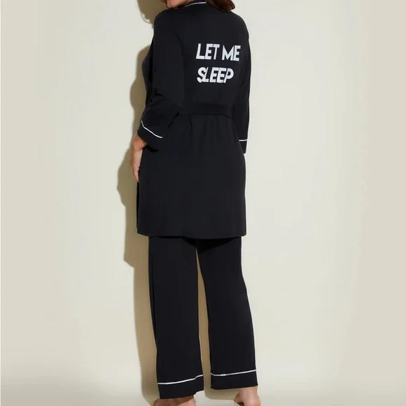 NWT Cosabella Bella Nursing 3 Piece Set With Print Robe - Picture 3 of 11